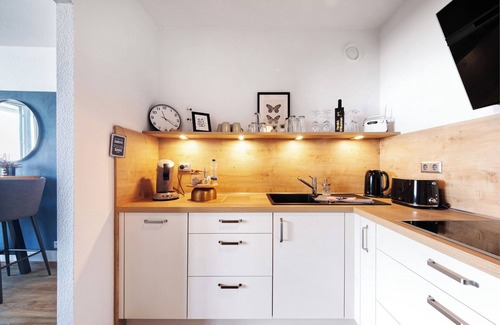 Mitte-Sud Apartamento | Apartamento 'Ferienwohnung Clara' con vistas al mar, balcón y Wi-Fi