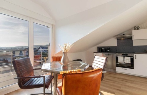 Obermendig Apartamento | Apartment close to nature with balcony view