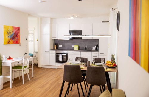 Dornbirn Condominio | Apartamento cerca de la estación de tren y de la ciudad. (max 2EW + 3KI)