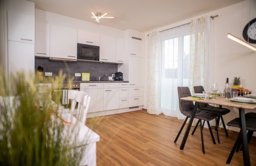 Dornbirn Condominio | Apartamento cerca de la estación de tren y de la ciudad. (max 2EW + 3KI)