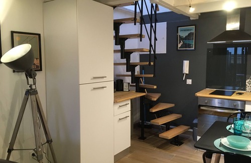Tarbes Apartamento | Apartamento-Club-Bañera de hidromasaje-Terraza