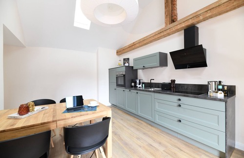 Heppenheim Apartamento | Apartamento 'Das Schiefe Haus Whg Odenwald' con Wi-Fi