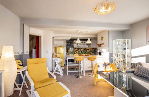 Bad Sachsa Apartamento | Apartamento 'Das Spatzennest' con vistas a la montaña, terraza compartida y Wi-Fi