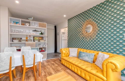 La Baule-Escoublac Apartamento | Apartamento 'Des Dryades, Cosy 60m2' con piscina compartida, balcón y Wi-Fi