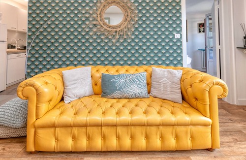 La Baule-Escoublac Apartamento | Apartamento 'Des Dryades, Cosy 60m2' con piscina compartida, balcón y Wi-Fi