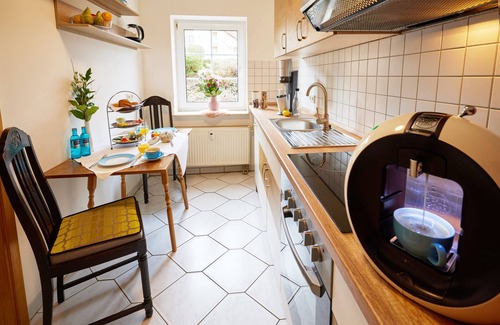 Treysa Apartamento | Apartamento 'Die Landgräfinnen' con terraza compartida, jardín compartido y Wi-Fi