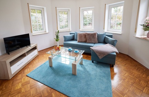 Treysa Apartamento | Apartamento 'Die Landgräfinnen' con terraza compartida, jardín compartido y Wi-Fi