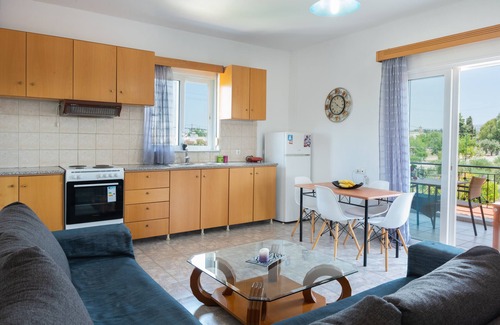 Antimachia Apartamento | Apartamento 'Elli's 2' con piscina compartida, Wi-Fi y aire acondicionado