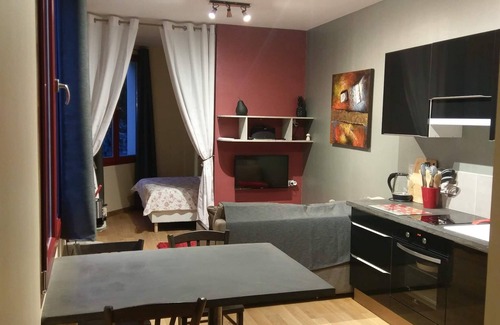 Eaux-Bonnes Apartamento | Apartamento-Baño con ducha-Coquelicot