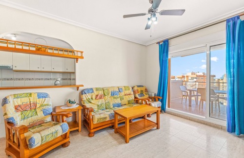 San Javier Apartamento | Apartment 'Puerto Mar I Bloque 5 9-5' with Shared Pool, Shared Terrace and Wi-Fi