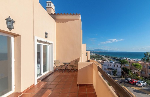 Bahia de Casares Apartamento | Apartamento "Estrella de la Bahía" con vistas al mar en primera línea, piscina compartida y Wi-Fi