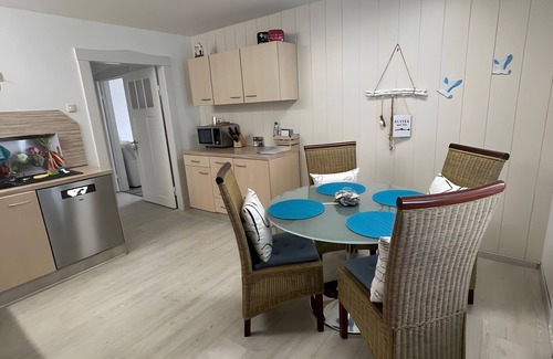 Holel Apartamento | Apartamento 'Ferienwohnung Auf Dem Hohm' con terraza privada, jardín privado y Wi-Fi