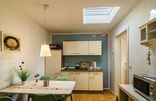 Norddeich Apartamento | Apartamento 'Ferienhaus Diekster - Erdgeschoss 2' con terraza privada, jardín privado y Wi-Fi