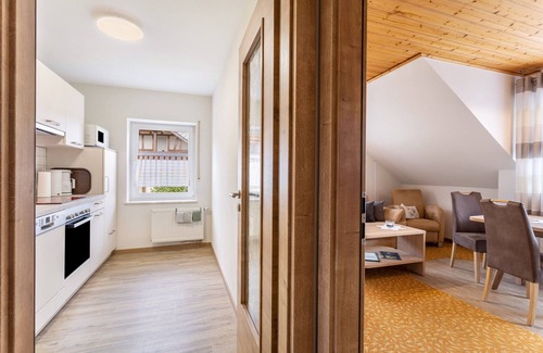 Schwalefeld Apartamento | Apartamento 'Ferienwohnung Typ 1' con vistas a la montaña, terraza compartida y Wi-Fi