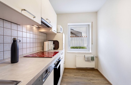 Schwalefeld Apartamento | Apartamento 'Ferienwohnung Typ 1' con vistas a la montaña, terraza compartida y Wi-Fi