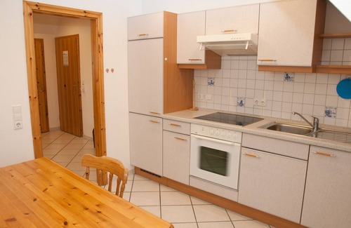 Langeneß Apartamento | Apartamento 'Ferienwohnung Langeness' con vistas al mar, terraza compartida y Wi-Fi