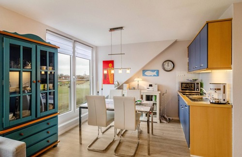Norderney Casa | Apartamento 'Ferienhaus Raschke' con vistas al mar, terraza privada y Wi-Fi
