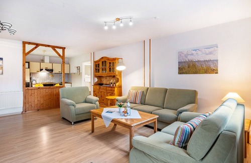 Pellworm Apartamento | Apartamento 'Ferienhof Paulsen - Seeschwalbe' con terraza privada y Wi-Fi