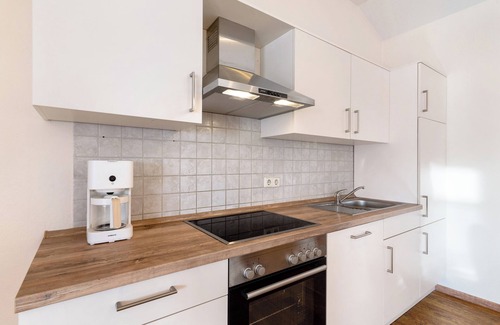 Nesselried Apartamento | Apartamento 'Ferienwohnung Birne' con jardín compartido, balcón y Wi-Fi