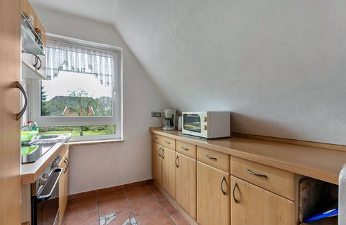 Schafstedt Apartamento | Apartamento 'Ferienwohnung Weise' con jardín compartido y Wi-Fi