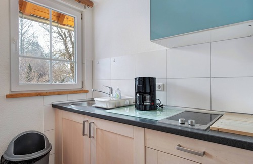 Sankt Georgen im Schwarzwald Apartamento | Apartamento 'Ferienwohnung 2 Personen' con jardín compartido, balcón y Wi-Fi
