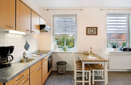 Wangerland Apartamento | Apartamento 'Ferienwohnung Anker' con terraza privada y Wi-Fi