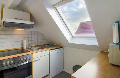 Wangerland Apartamento | Apartamento 'Ferienwohnung Düne' con balcón y Wi-Fi