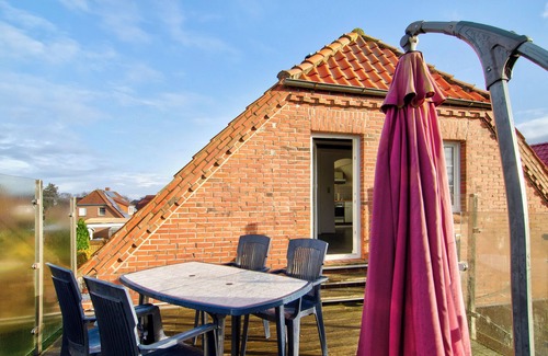 Wangerland Apartamento | Apartamento 'Ferienwohnung Düne' con balcón y Wi-Fi