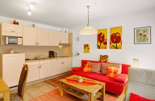 Norddeich Apartamento | Apartamento 'Ferienwohnung 47 Haus Seestern' con terraza privada y Wi-Fi