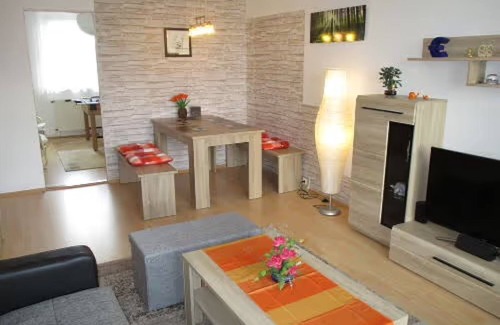 Schlieben Apartamento | Apartamento 'Ferienwohnung Schlieben' con balcón y Wi-Fi