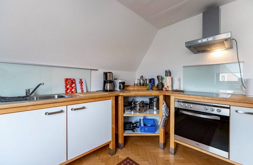 Kappeln Apartamento | Apartamento 'Ferienwohnung Kappeln - Kiekut 11' con balcón y Wi-Fi