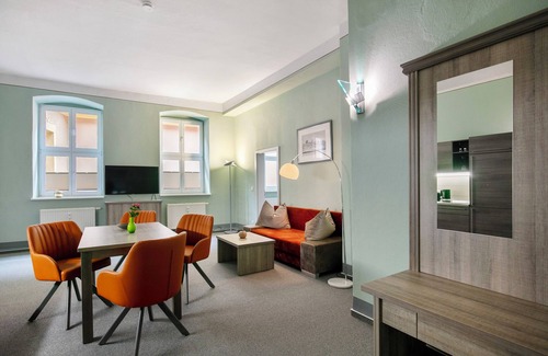 Luckau Apartamento | Apartamento 'Ferienwohnung 2' con terraza compartida y Wi-Fi