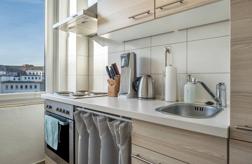 Kiel Apartamento | Apartamento 'Ferienwohnung Kieler Altstadt' con Wi-Fi
