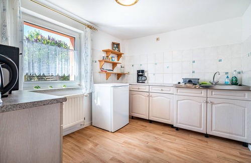 Mirow Apartamento | Apartamento 'Fewo Bauer Mecke' con jardín compartido