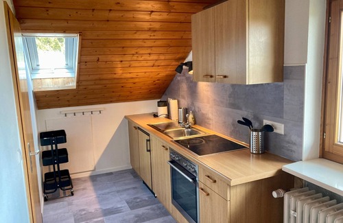 Hoechenschwand Apartamento | Apartamento 'Fichte' con vistas a la montaña y Wi-Fi