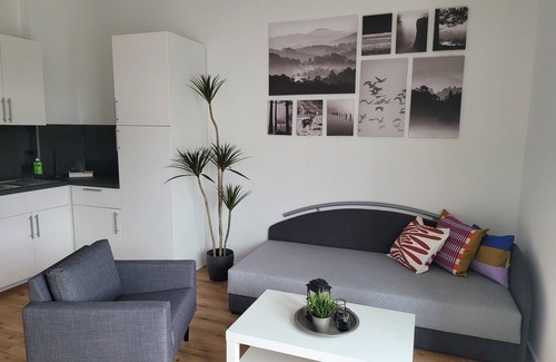 Dillingen Apartamento | Apartamento-Baño con ducha-Vista a la playa-Dill-In 3 und Dill-In 1