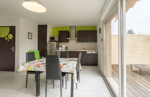 Saint-Simon-de-Bordes Apartamento | Apartamento 'Le Clos Du Champ De L'Amour - La Tremblade' con piscina y aire acondicionado
