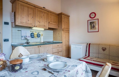 Gionghi-Cappella Apartamento | Apartamento 'Giongo Residence Aparthotel 204' con vistas a la montaña, terraza compartida y Wi-Fi