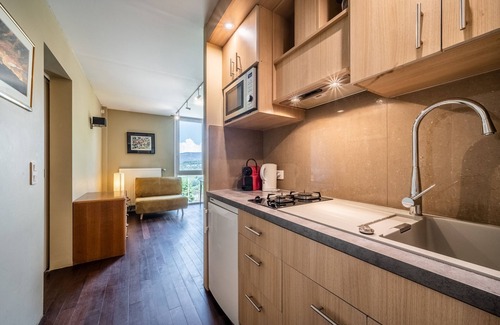 Bogeve Apartamento | Apartamento "Gîte Le Jorat - Studio" con vistas a la montaña y Wi-Fi