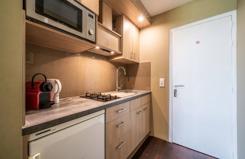 Bogeve Apartamento | Apartamento "Gîte Le Jorat - Studio" con vistas a la montaña y Wi-Fi