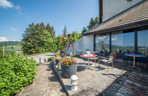 Bogeve Apartamento | Apartamento "Gîte Le Jorat - Studio" con vistas a la montaña y Wi-Fi