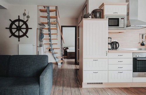Baltrum Apartamento | Apartamento 'Gorch Fock' con terraza compartida, jardín compartido y Wi-Fi
