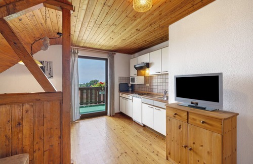 Meersburg Apartamento | Apartamento 'Haus 1 B' con vistas al lago, terraza compartida y Wi-Fi