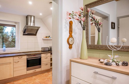 Sittensen Apartamento | Apartamento 'Haus Heidorn' con balcón y Wi-Fi
