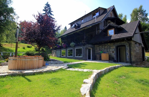 Szklarska Poreba Casa | Edificio de apartamentos en BACH en Szklarska Poreba con sauna, banja rusa