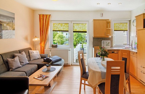 Norderney Apartamento | Apartamento 'Huus Nördernee 1' con balcón y Wi-Fi