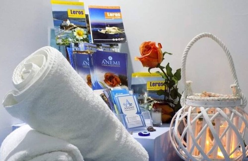 Panteli Casa | Apartment In A Hotel 'Anemi Leros 2' with Sea View, Wi-Fi and Air Conditioning