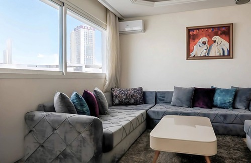 Casablanca City Center Apartamento | Apartment in Maarif, Close to the Twin Center and McDonald's