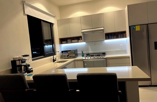 Las Jarretaderas Apartamento | Departamento en VITANIA con una vista espectacular hacia la Bahía de Banderas