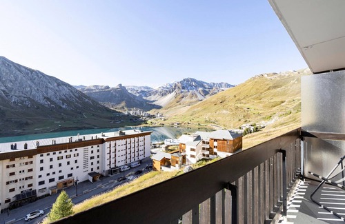Tignes le Lac Apartamento | Apartamento en Tignes Le Lac con balcón, 2 habitaciones para 4 personas